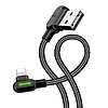 Mcdodo USB-Lightning kábel CA-4673 szögletes 1,8 m fekete