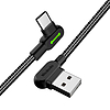 Mcdodo USB-USB-C kábel CA-5280 LED 3 m fekete (CA-5283)