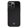 Mercedes Carbon Fibre Dynamic tok iPhone 15 Pro Max készülékhez - fekete