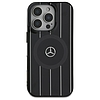 Mercedes MB Double Layer Crossed Lines MagSafe tok iPhone 16-hoz - fekete