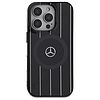 Mercedes MB Double Layer Crossed Lines MagSafe tok iPhone 16 Pro Max készülékhez - fekete