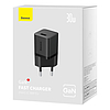 Mini fali töltő Baseus GaN5 30W, fekete (CCGN070401)