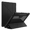 Nillkin Bumper Leather Case Pro tok Samsung Galaxy Tab S9 FE+ telefonhoz - fekete