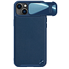 Nillkin CamShield Leather S Case iPhone 14 borítás kék kameraburkolattal