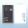 Nillkin CamShield Pro Case burkolat fedél kamerafedél Samsung Galaxy S21 FE fényképezőgéphez fekete