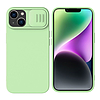 Nillkin - CamShield Silky MagSafe szilikon - iPhone 15 Plus - Menta zöld