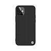 Nillkin Textured Case masszív borítás gél kerettel és nylon hátul iPhone 12 mini fekete