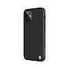 Nillkin Textured Case masszív borítás gél kerettel és nylon hátul iPhone 12 mini fekete