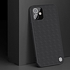 Nillkin Textured Case masszív borítás gél kerettel és nylon hátul iPhone 12 mini fekete