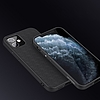 Nillkin Textured Case masszív borítás gél kerettel és nylon hátul iPhone 12 mini fekete