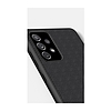 Nillkin Textured Case masszív burkolat gél kerettel és nylon hátul Samsung Galaxy A72 4G fekete