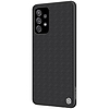 Nillkin Textured Case masszív burkolat gél kerettel és nylon hátul Samsung Galaxy A72 4G fekete