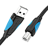 Nyomtatókábel USB 2.0 A - USB-B Vention VAS-A16-B1000 10m fekete