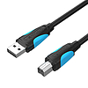 Nyomtatókábel USB 2.0 A - USB-B Vention VAS-A16-B1000 10m fekete