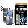 PanzerGlass Bundle 3 az 1-ben iPhone 16 Plus 6,7" D3O kemény tok + képernyővédő fólia UWF+ objektív B1293+2863+1283