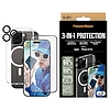 PanzerGlass Bundle 3 az 1-ben iPhone 16 Pro 6,3" D3O kemény tok + képernyővédő fólia UWF+ objektív B1292+2862+1284