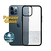 PanzerGlass ClearCase antibakteriális tok iPhone 12 Pro Max készülékhez - átlátszó és fekete