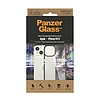 PanzerGlass ClearCase antibakteriális tok iPhone 14/15/13 telefonhoz - átlátszó és fekete