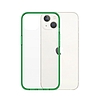 PanzerGlass ClearCase antibakteriális tok Military Grade tanúsítvánnyal iPhone 13 / 14 / 15 telefonhoz - átlátszó zöld