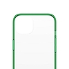 PanzerGlass ClearCase antibakteriális tok Military Grade tanúsítvánnyal iPhone 13 / 14 / 15 telefonhoz - átlátszó zöld