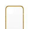 PanzerGlass ClearCase antibakteriális tok Military Grade tanúsítvánnyal iPhone 13 / 14 / 15 telefonhoz - átlátszó sárga