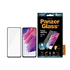 PanzerGlass E2E Microfracture antibakteriális üveg Samsung Galaxy S21 FE-hez - fekete kerettel