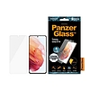 PanzerGlass E2E Microfracture antibakteriális üveg Samsung Galaxy S21-hez - fekete kerettel