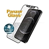 PanzerGlass E2E Microfracture antibakteriális üveg Swarovsky Crystal kameraburkolattal iPhone 12/12 Pro készülékhez - fekete kerettel