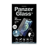 PanzerGlass E2E Microfracture antibakteriális üveg Swarovsky Crystal kameraburkolattal iPhone 12 mini készülékhez - fekete kerettel