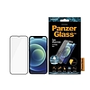 PanzerGlass E2E Super+ Microfracture antibakteriális edzett üveg iPhone 12 mini telefonhoz - fekete kerettel