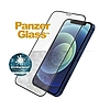 PanzerGlass E2E Super+ Microfracture antibakteriális edzett üveg iPhone 12 mini telefonhoz - fekete kerettel