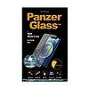 PanzerGlass E2E Super+ Microfracture antibakteriális edzett üveg iPhone 12 mini telefonhoz - fekete kerettel