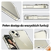 PanzerGlass kemény tok D3O-val és katonai fokozatú tanúsítvánnyal iPhone 15 Plus / 14 Plus készülékhez - átlátszó