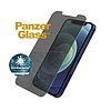 PanzerGlass Standard Super+ antibakteriális privatizáló edzett üveg iPhone 12 mini készülékhez