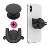 PopSockets - PopGrip + PopMount G2 Car Vent - fekete (KF2319293)