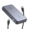 Powerbank 25000mAh Ugreen PB205, USB + 2x USB-C, 145W PD szary (90597A)