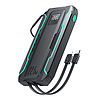 Powerbank Joyroom JR-L017 10000 mAh, 22,5 W, Lightning + USB-C kábellel fekete