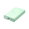 Powerbank Joyroom JR-PBM01 mágneses 10000mAh 20W állvánnyal + Lightning kábel - USB-C - zöld