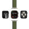 Puro Extreme nylon szíj Apple Watchhoz 42 / 44 / 45 / 49 mm - Sötétzöld