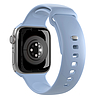 Puro Icon szilikon szíj Apple Watchhoz 38 / 40 / 41 mm - Világoskék (2 db)