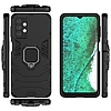 Ring Armor Case Kickstand strapabíró, masszív burkolat Samsung Galaxy A32 5G fekete