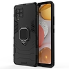 Ring Armor Case Kickstand strapabíró, masszív burkolat Samsung Galaxy A42 5G fekete