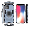 Ring Armor Case Kickstand Tough Rugged Cover iPhone 12 mini kék telefonhoz