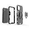 Ring Armor Case Kickstand Tough Rugged Cover iPhone 12 mini kék telefonhoz