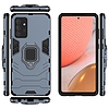 Ring Armor Case Kickstand Tough Rugged Cover Samsung Galaxy A72 4G kék