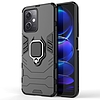 Ring Armor Case Xiaomi Redmi Note 12 5G / Poco X5 5G Armor Cover mágneses tartó gyűrűhöz, fekete