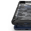 Ringke Fusion X Design tartós PC-tok TPU bumper Samsung Galaxy M51 Camo Black (XDSG0043) készülékhez