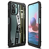 Ringke Fusion X Design tartós PC-tok TPU bumper Xiaomi Redmi Note 10 / Redmi Note 10S fekete (Ticket Band) (XDXI0029) készülékhez