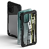 Ringke Fusion X Design tartós PC-tok TPU bumper Xiaomi Redmi Note 10 / Redmi Note 10S fekete (Ticket Band) (XDXI0029) készülékhez