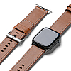 Ringke - Leather One Basic félkövér - Apple Watch 1/2/3/4/5/6/7/8/9/10/SE/SE 2/Ultra/Ultra 2 (42/44/45/46/49mm) - Barna